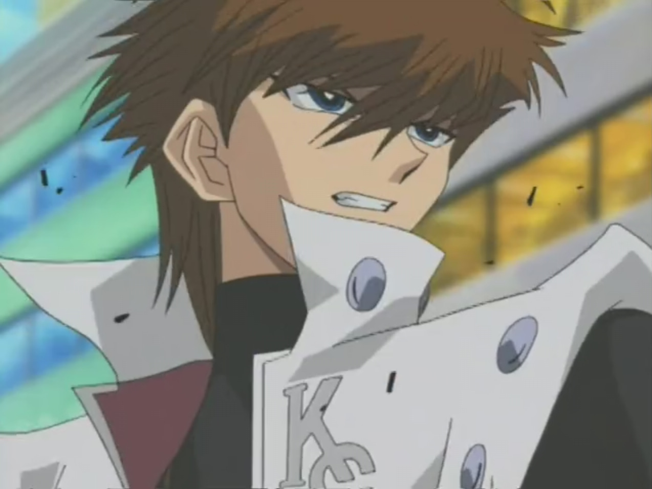 pharaohsparklefists:  Kaiba does look damn good when his hair is tousled DAMN good