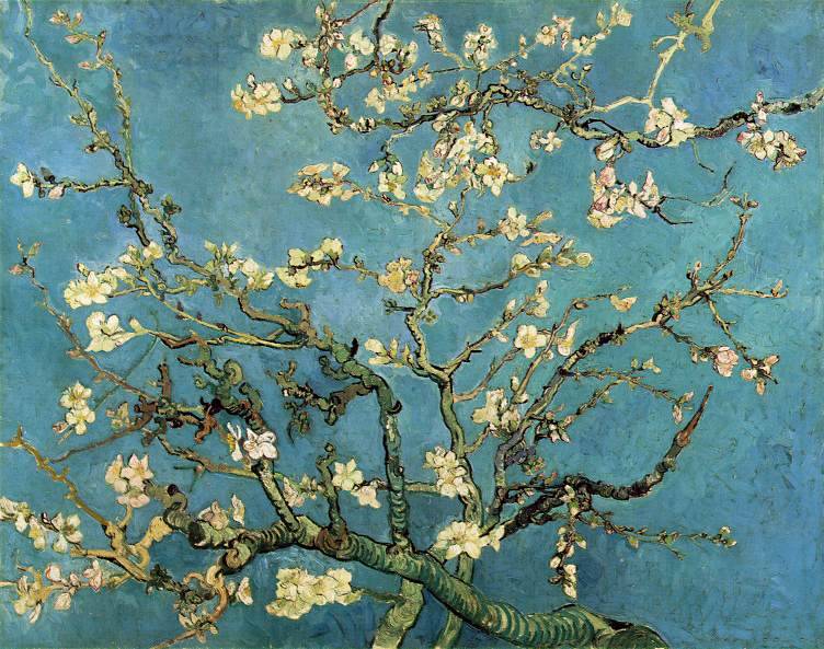m-marey:  Vincent Van Gogh “Flowering almond branch”  San Remy, March 1890. Van