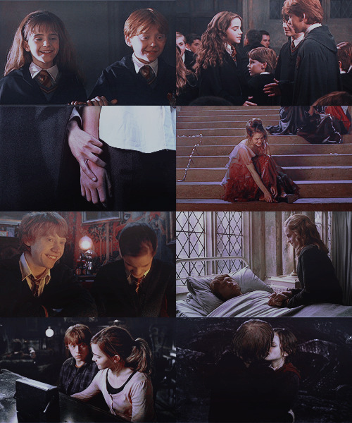 Ron and Hermione Through the Ages