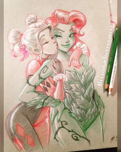 kamisamafr: Harley Quinn & Poison Ivy