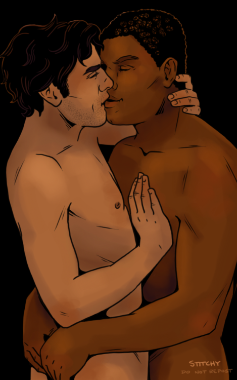 stitchyarts:…[shoves towards you] here since I can’t seem to stop drawing some handsy naked poe an