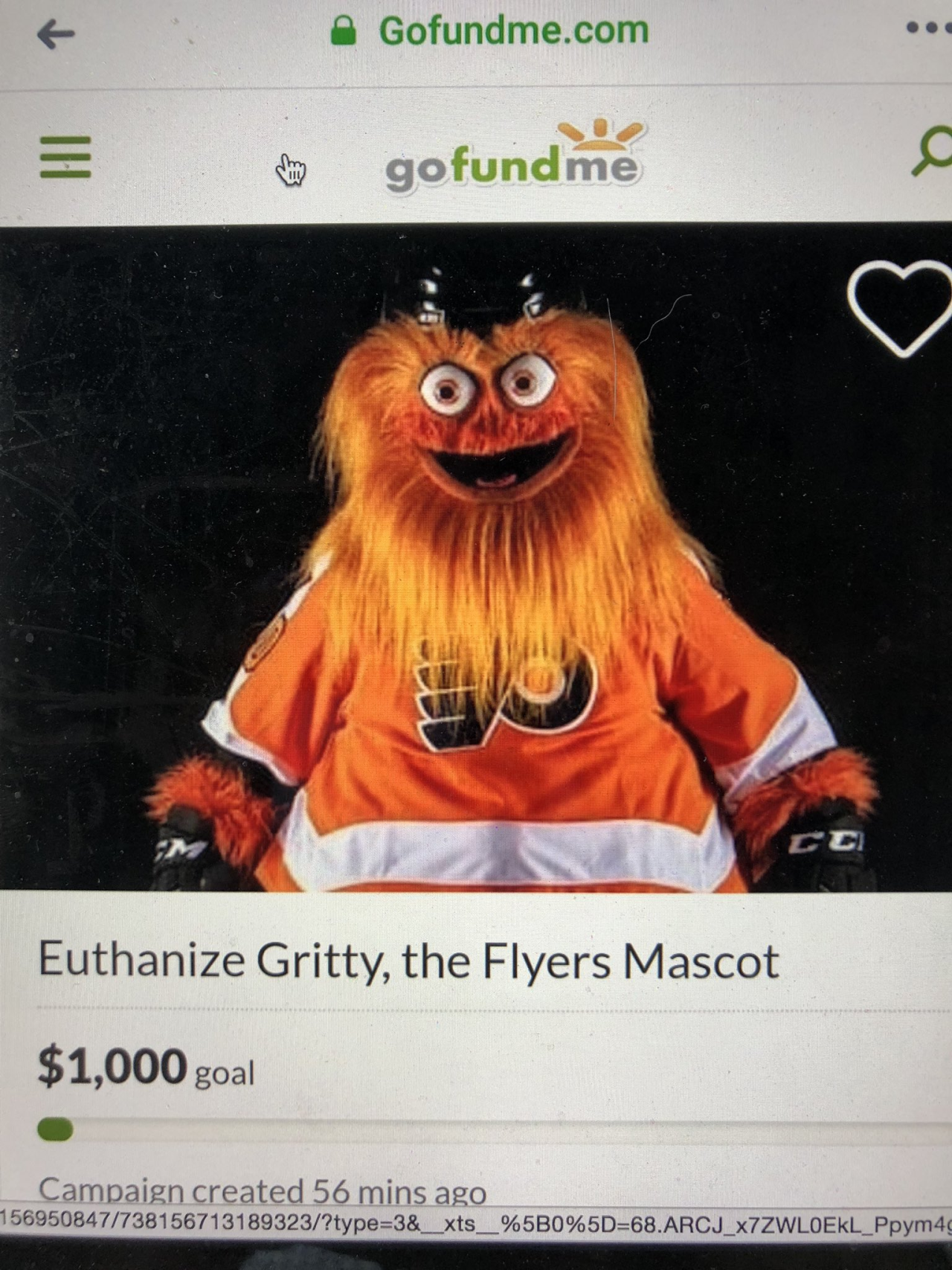 iamnotlanuk: theladyspanishes:   jackthevulture:  gooseweasel:  jackthevulture:  So i live in a very pro Philadelphia sports teams family and area and the Flyers (hockey) just got a new mascot and oh my god  It’s even more horrifying in motion, tbh