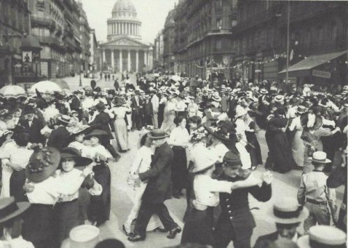 Maurice-Louis Branger -  Bal du 14 juillet devant le Panthéon, Paris, 1912