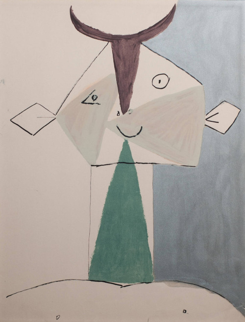 Pablo Picasso:    Large Faun (1960)