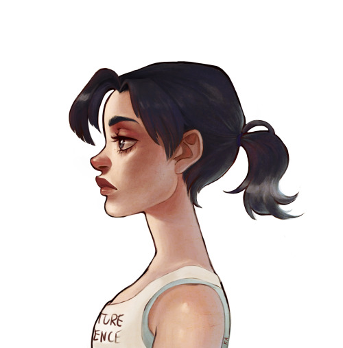 kelseyalexopoulos - Caricature of Chell from Portal
