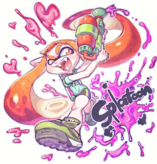 the-amazing-kukutjulu:  すぷらとぅーん by さんじろ♨