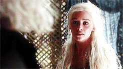 dragonborn:  “The frightened child who sheltered in my mance died on the Dothraki Sea, and was reborn in blood and fire. This dragon queen who wears her name is a true Targaryen.” – Illyrio Mopatis  I really look up to Daenerys as a character. She