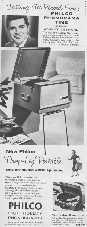 Philco record player - 1955