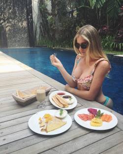 Really Wishing I Could Have Breakfast Like This Every Morning! Served To My Villa