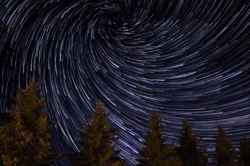 Porn Pics just–space:  Vortex Star Trails  js