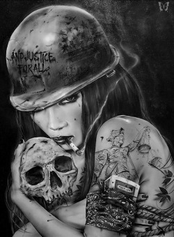 whitesoulblackheart:  And Justice For All by Brian M. Viveros  © ♫ … I Can’t Believe the Price We PayNothing Can Save Us … ♫ For Anna - ☛ blackswan111 ☚ my other edits here … Ƹ̴Ӂ̴Ʒ 