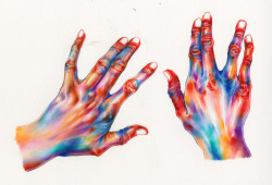 1000drawings:  hands by Ania  