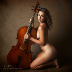 bluefadept:  The Naked Cellist IV by photorp1962