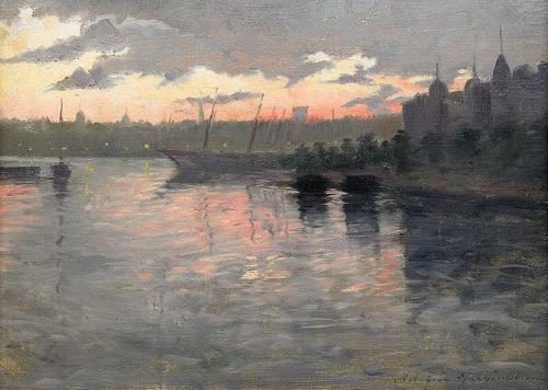 Berndt Lindholm - Stockholm. 1894. Oil on canvas.