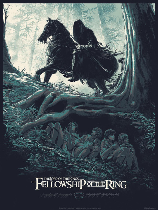 thepostermovement:The Lord of the Rings The Fellowship of the Ring by Juan Esteban