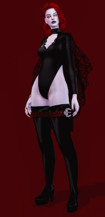 bluerose-sims: ❤️❤️ Vampire Costume❤️❤️ New Meshes All lods Custom thumbnail Compatible with HQ and 