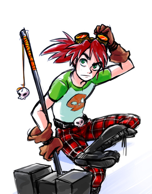peppertode:  “Garrett.“ Rule 63 Gertie. Diggin’ the pants. Might just give them to Gertie. xD   oh my O oO