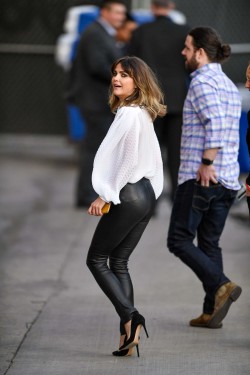 Keri Russell in Leather 