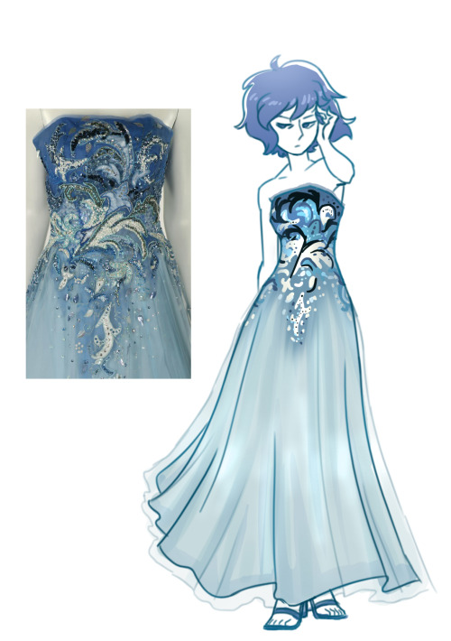 asheface:  l-sula-l:  Gem dresses from the stream! Thanks for coming! I may do this again tomorrow so if I didn’t get to your dress, it may still happen. My sona Lilac, Lapis and Pearl  @pearlouettes !!! 