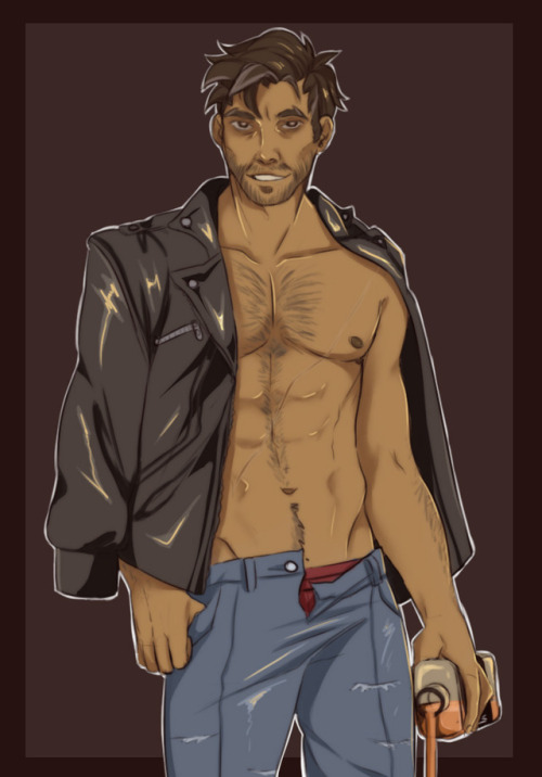 shokujin-shot:  Here’s the pin up Robert Small I’ve promised you <3!! 