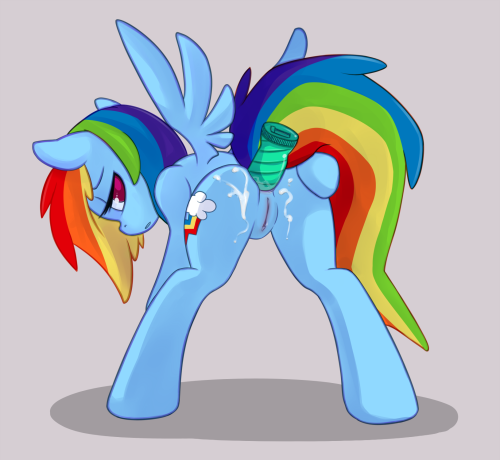 XXX generalcumble:  Rainbow Dash, by request. photo