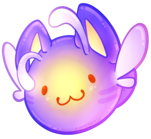 wish i could post more but ive been working on merch so. littol slime in the meantime &lt;3