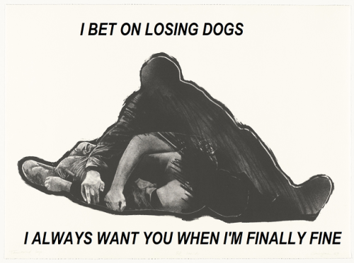 millimallow: mitski, i bet on losing dogs (2016) / rafael canogar, the wounded one (el herido) (1969)