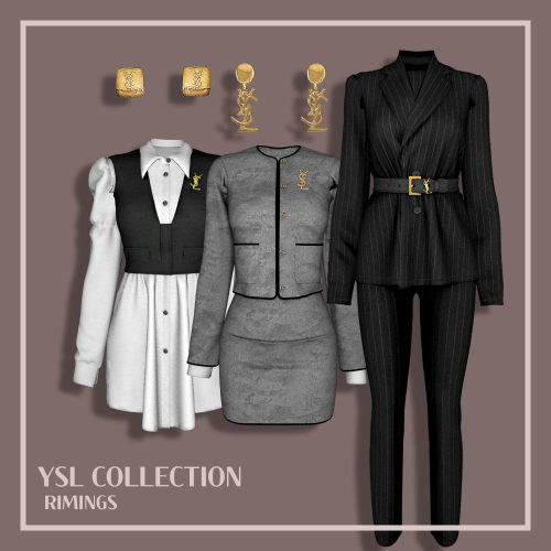 [RIMINGS] YSL COLLECTION. FEBRUARY GIFTBOX - FULL BODY 3 / EARRING 2- NEW MESH- ALL LODS- NORMAL MAP