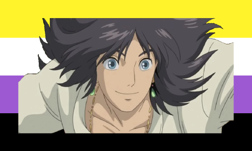 Howl Jenkins Pendragon from Howl’s Moving Castle is nonbinary!(requested by anonymous)