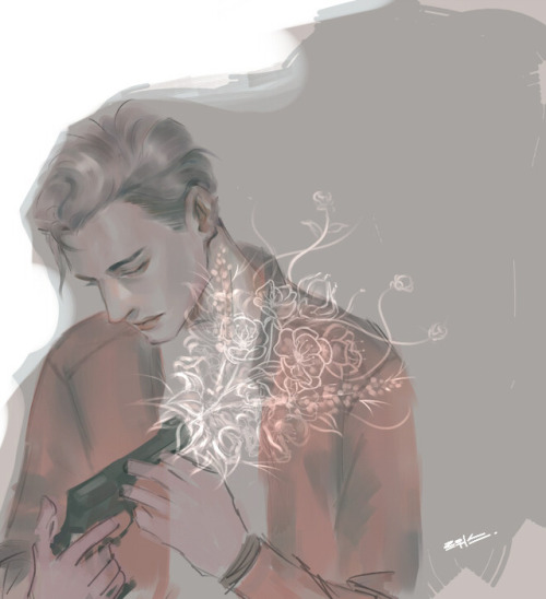 Nathan Prescott WIPignore that gun cause I’m shit at drawing guns, still working on it