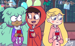 ryuronny: hateless00:   ryuronny:   diligigrace:   A NEW CRHISTMAS COMIC¡¡¡ Diligi gives you the mistletoe scene that Disney didnt¡¡ uwu    Tom I love you, but you’re a fucking idiot.   What if Tom wants a kiss from Marco? 