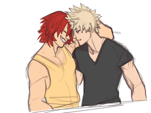 aromanticyork:another;;;;;;;; kiribaku draw for mason since shes been writing for my ship all weeken