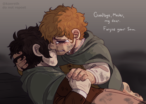 More LotR for kofi - Sam’s grief in the aftermath of Shelob’s attack :’‘) Th