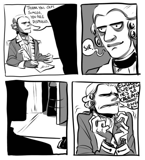 geniusbee:Finished season 1 of Turn, I swear you can see Hewlett physically recoil whenever he has t