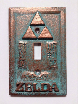 retrogamingblog:  Legend of Zelda Light Switch Cover