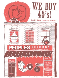 seafaringgypsy:  Peoples Records, Detroit