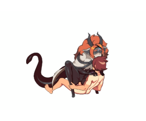 hwymcloudmeadow:  Part two of two! The last five monsters voted in as farm monsters for Cloud Meadow - demon, dragon, chimera, lamia, cyclops.To see these scenes in all their animated glory, play the public version of Cloud Meadow and go into the barn. Ju