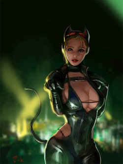 art-of-cg-girls:  cat woman by c juk 