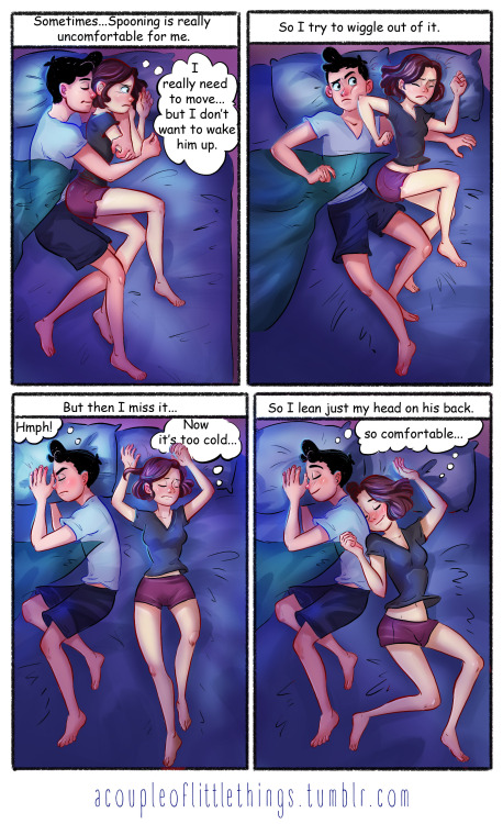 acoupleoflittlethings: Spooning is a very complicated art with many things to take into consideratio
