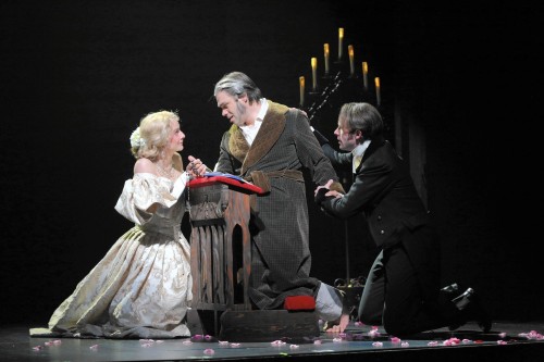 melody-garnet: southerncalcosette: Erica Stephan is Cosette and Devin DeSantis is Marius in &ld