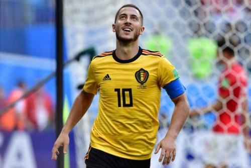 eden hazard captain of the belgian red devils