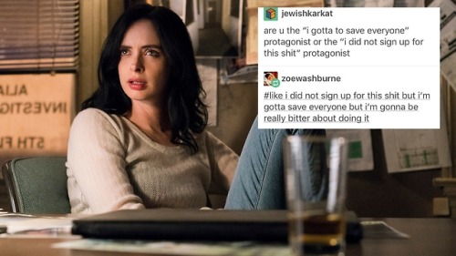 mysanityisinthecagewithadam:Jessica Jones (Jessica Jones) + Text Posts