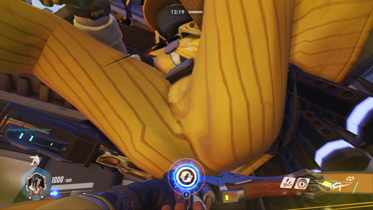infamousoverwatch: ironhideofficial:  here’s a picture of mccree sitting on me