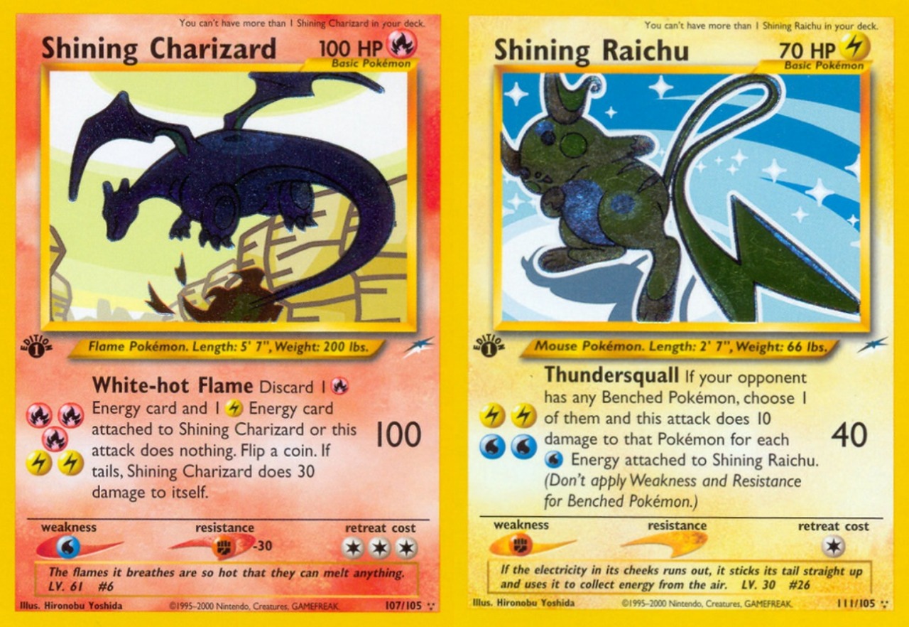 dragonitedelight:  Shining Cards in the Pokémon TCG ~ ★/☆ 