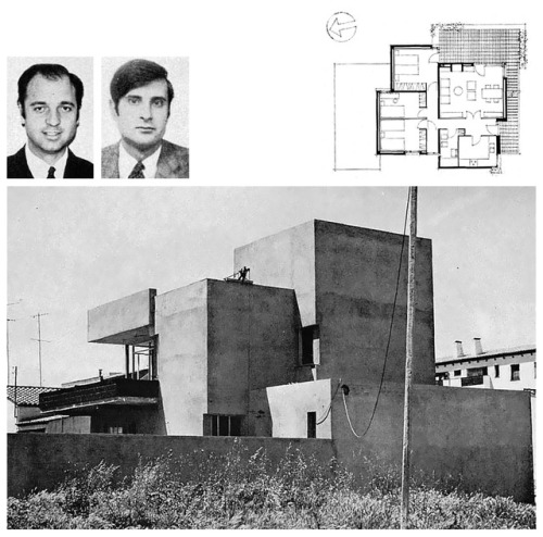 The face of the architect~ M. Martín Madrid~ F. Sánchez-Cuenca MartínezSingle family house at Carrer