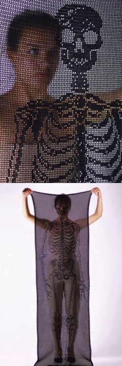 DIY Crochet Skeleton Scarf PatternI looked back on my old post for Fabienne Gassmann’s Crochet Self 