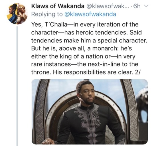 klawsofwakanda:  Heroism Vs. Duty Follow me on Twitter !    it still seems…wrong? 