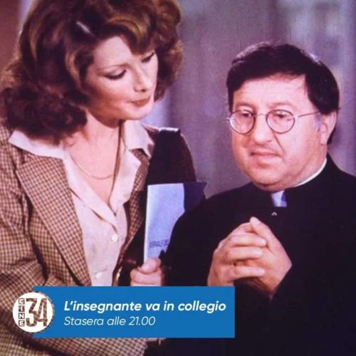 Noi il venerdì lo passiamo solo in compagnia di Edwige Fenech 😍
“L’insegnante va in collegio”, stasera alle 21.00 su #Cine34
https://www.instagram.com/p/CdxsKj6rn1S/?igshid=NGJjMDIxMWI=