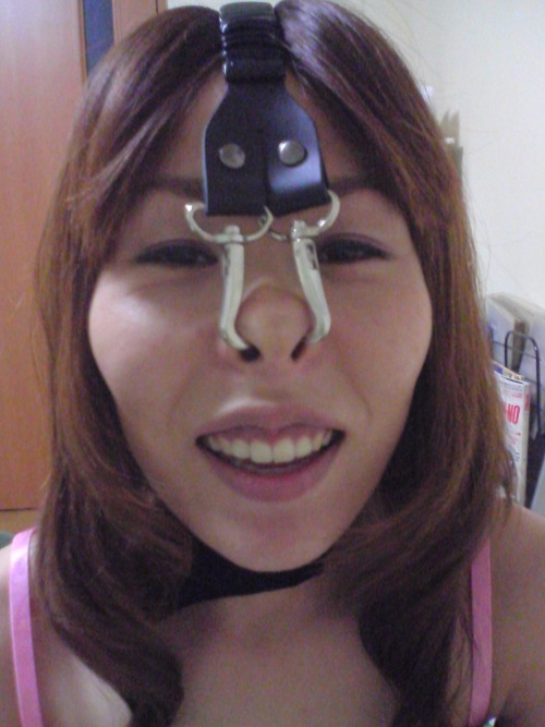 black-sexslave: ロメオ・人妻調教美希 鼻フック変態調教雌豚美希 鼻フックぶっかけ❸