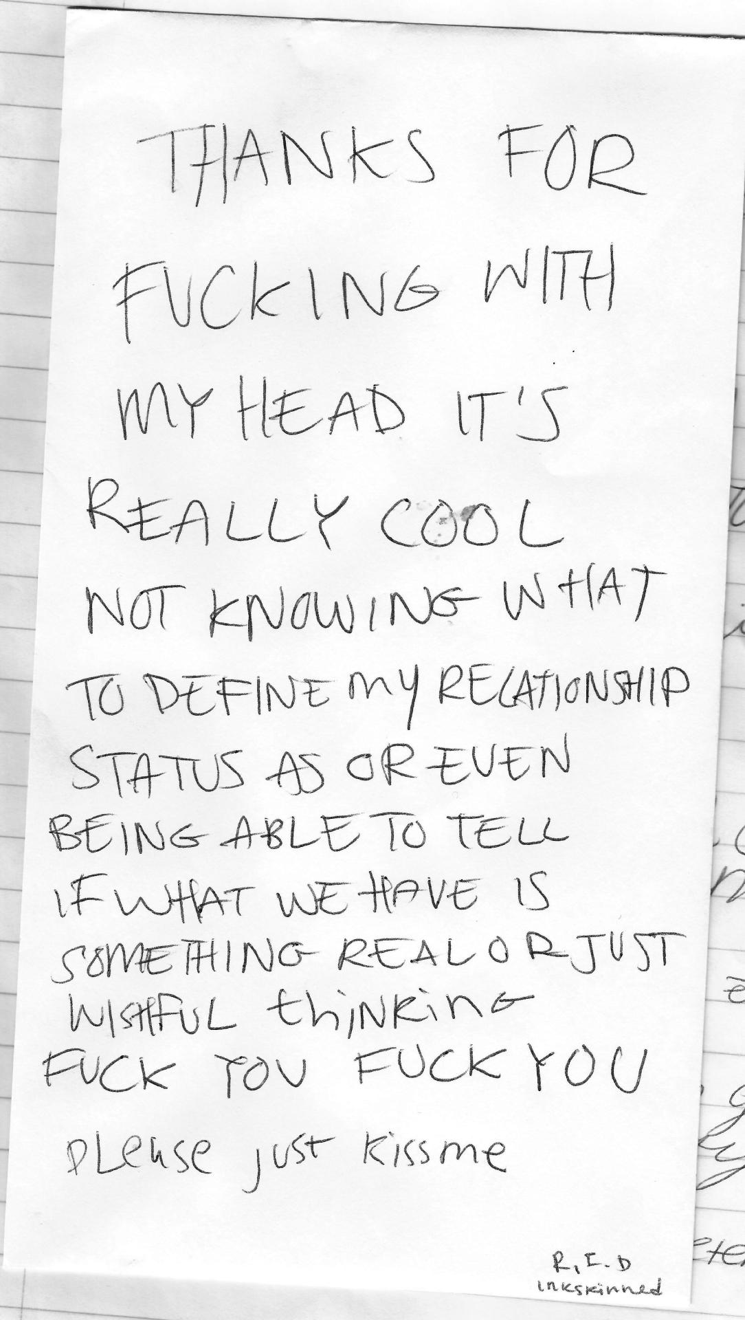 inkskinned:  “He stares and acts like he wants me as much as I want him but he
